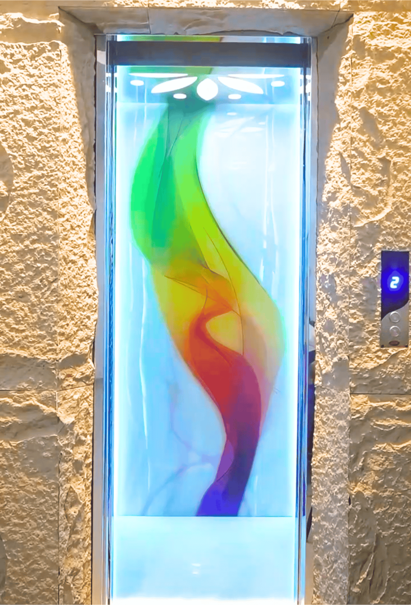 Lift 3MK Elevator Colorfull Artistic Style – Homelift Kebon Jeruk