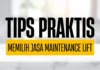 jasa maintenance lift